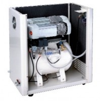 Kompressor Oelfrei mit Kabine